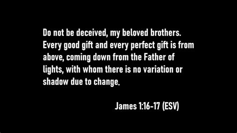 Scripture Reading James 116 17 Youtube