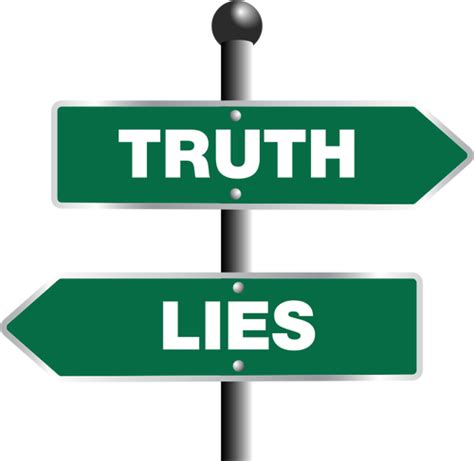 Truth And Lies Vector Image Public Domain Vectors