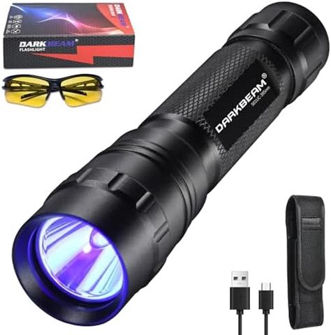 Darkbeam Flashlight Uv Nm Black Light Mini Powerful Woods Lamp