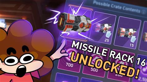 Missile Rack Unlocked Redd Mech Arena Youtube