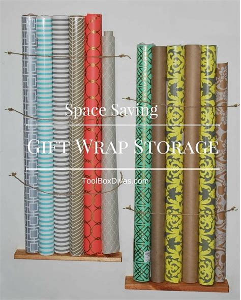 How To Store Wrapping Paper Storage For Wrapping Paper