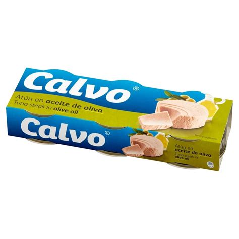 Calvo Tuńczyk w oliwie z oliwek 3 x 80 g Zakupy online z dostawą do