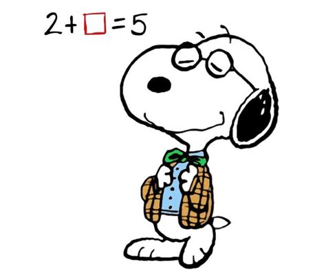 Snoopy As The World Famous Math Professor Snoopy Images Snoopy