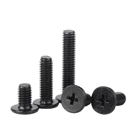 Wdy Black Stainless Steel Phillips Flat Head Screw Computer