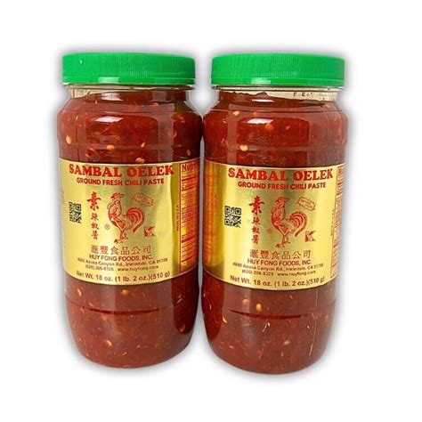 Huy Fong Foods Sambal Oelek Ground Fresh Chili Paste Oz For