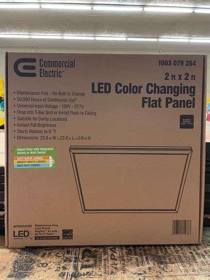 Commercial Electric LED color changing flat panel - Metzger Property ...