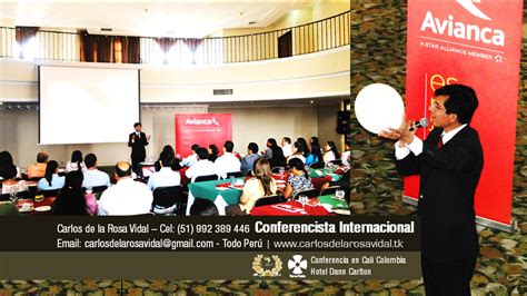 Conferencista Internacional Carlos De La Rosa Vidal Conferencista