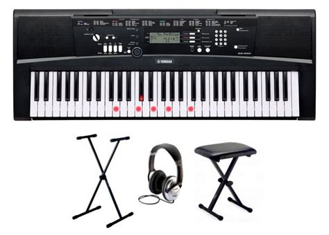 Yamaha Ez Light Up Keyboard Beginner Package Includes Yamaha Ez