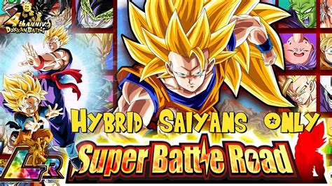 Hybrid Saiyans Only Sbr Lr Gobros Team Dragon Ball Z Dokkan Battle