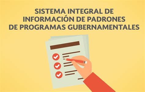 Sistema Integral De Informaci N De Padrones De Programas