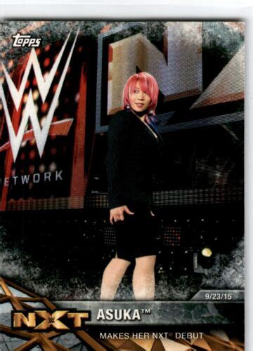 2017 Topps WWE Women S Division Asuka NXT 4 EBay