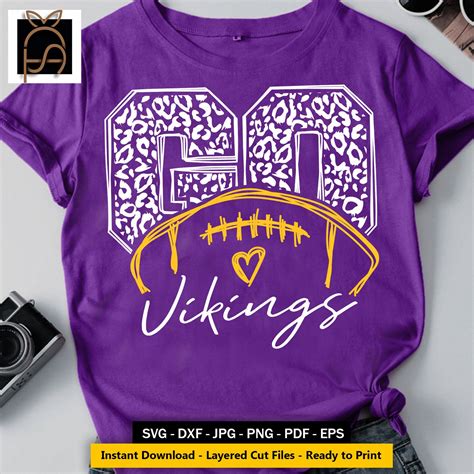 Go Vikings Svg Football Svg Cameo Cricut Mama Svg Vikings Etsy