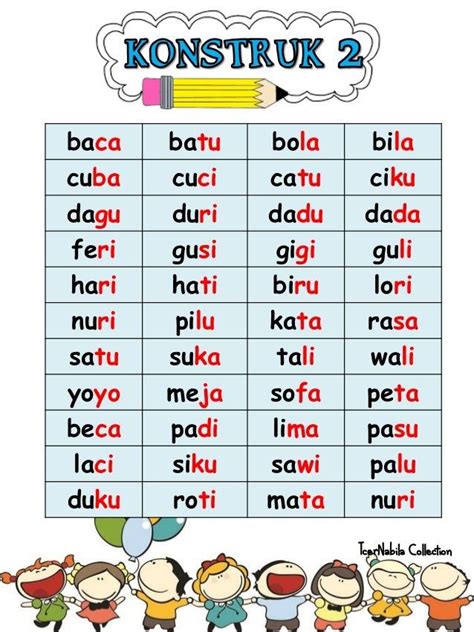 Iq Rum Cetak Suku Kata Perkataan Dan Ayat B Buku Prasekolah Nbkomputer