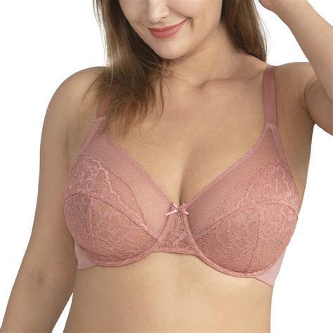 Hsia Minimizer Bras For Women Full Coverage Underwire Bras Plus Size Lifting Lace Bra For Heavy