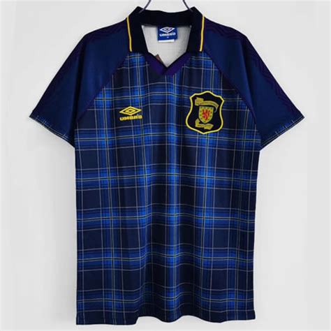 Retro Scotland Away Football Shirt 90 - SoccerLord