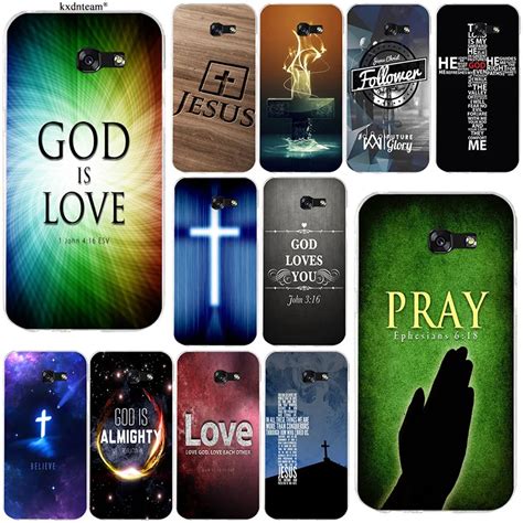 Slim Soft TPU Christian Jesus Bible Verse Phone Cases For Samsung