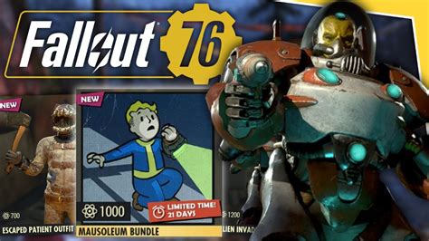 Fallout 76 Atomic Shop Update Mausoleum Bundle Alien Invader Paint