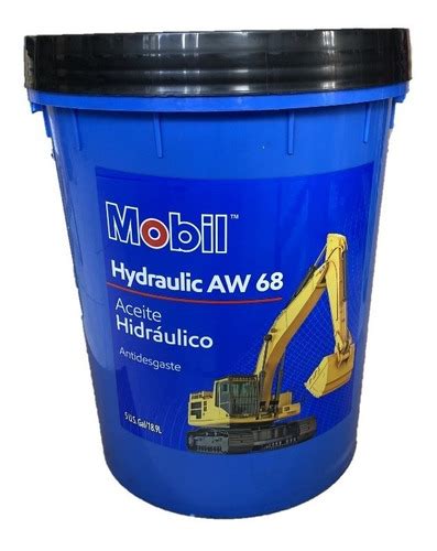 Aceite Hidraulico Aw 68 Mobil X Garrafa De 5 Galones Envío gratis