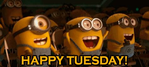 Happy Tuesday Minion Gif