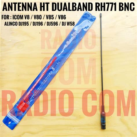 Jual JUAL ANTENA HT ICOM V80 RH 771 BNC MALE ANTENA HT ICOM