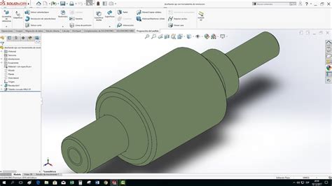 tutorial Solidworks 2018 como diseñar ejes con la herramienta