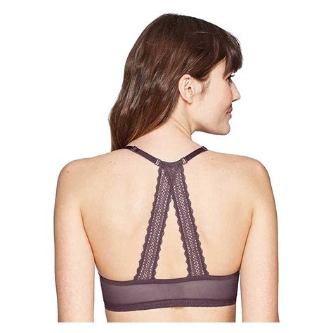 The Ace Lightly Lined Lace Trim Racerback Bra From Auden™ Brings Delightfully Playful Detail To