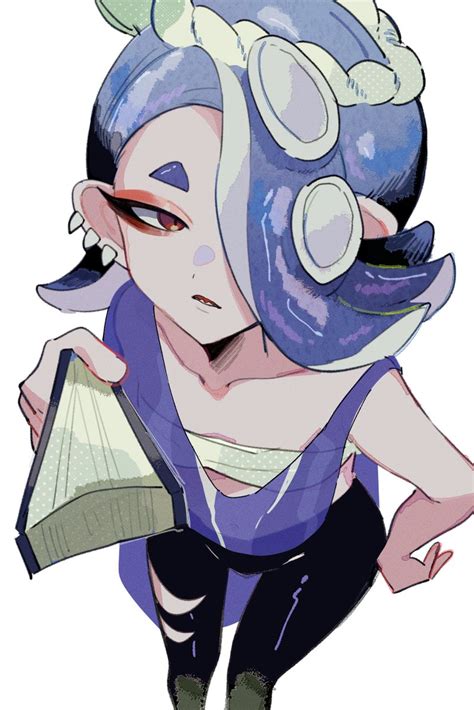 スプラトゥーン「 スプラトゥーン3 フウカ 扇子で顎クイして 」 恥知ﾗず Skb募集中のイラスト