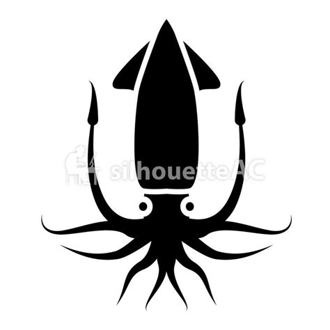 Squid Silhouette at GetDrawings | Free download