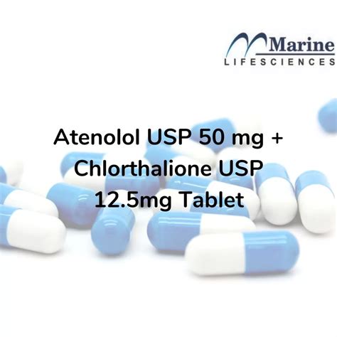 Atenolol Usp 50 Mg Chlorthalidone Usp 12 5mg Tablet Pharmint