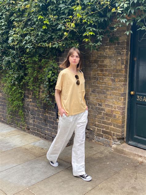 Check Styling Ideas Forcotton Oversized Short Sleeve T Shirtlinen