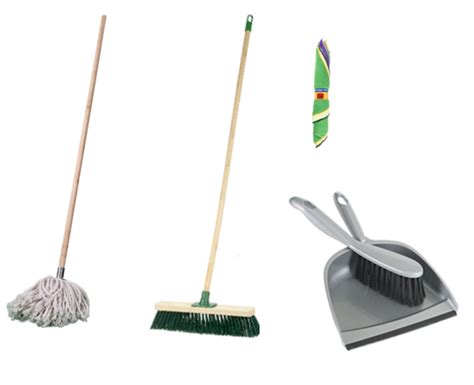 Mop, Broom, Dust Pan & 5Pcs Microfibre Clothes | Shop Today. Get it Tomorrow! | takealot.com