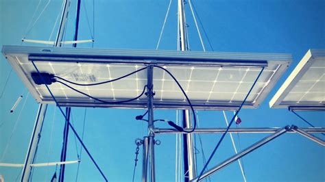 Boat Solar Panel Installation How To Fit Big Solar Panels On A Small