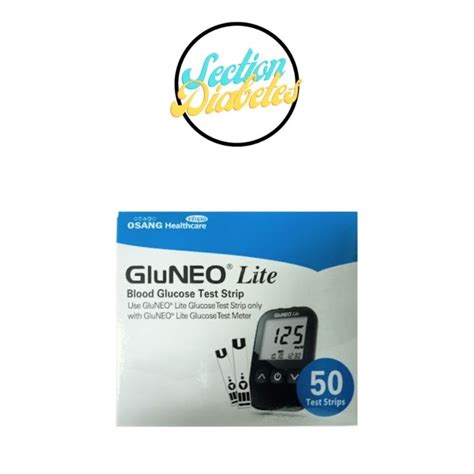 GluNEO Lite Blood Glucose Test Strips 50 Pcs Per Box Lazada PH