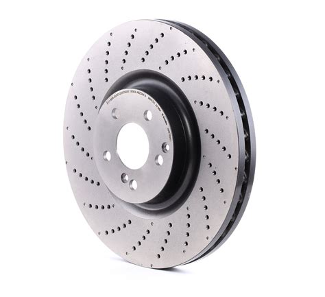 B Brembo Brake Disc X Mm Perforated Vented Coated