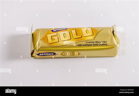 Mcvities Gold Crunchy Biscuit Bar Stock Photo Alamy