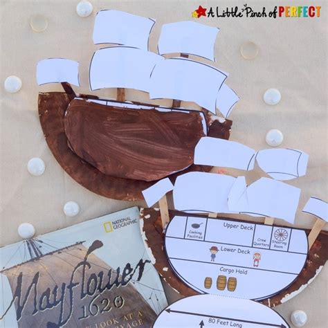 Learning About The Mayflower Paper Plate Craft And Free Template A