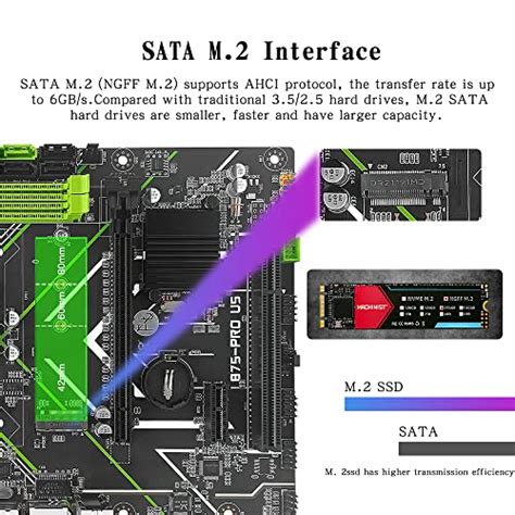 Machinist Lga 1155 Motherboard B75 Micro Atx Computer Motherboard For