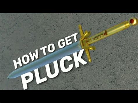 How To Get Pluck Roblox Is Unbreakable Youtube