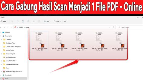 Cara Menggabungkan Hasil Scan Menjadi 1 File Pdf Online Atau Tanpa