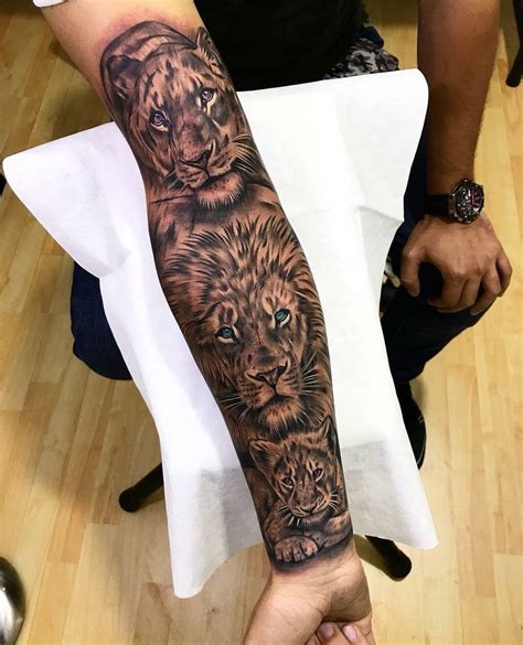 Lista 95 Foto Tatuaje De Familia De 3 Leones Cena Hermosa