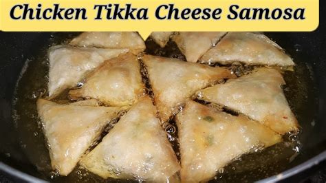 Chicken Tikka Cheese Samosa Recipe Easy Tasty Snack For Iftar