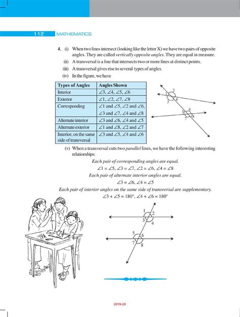 Ncert Book Class 7 Maths Chapter 5 Lines And Angles Pdf Aglasem