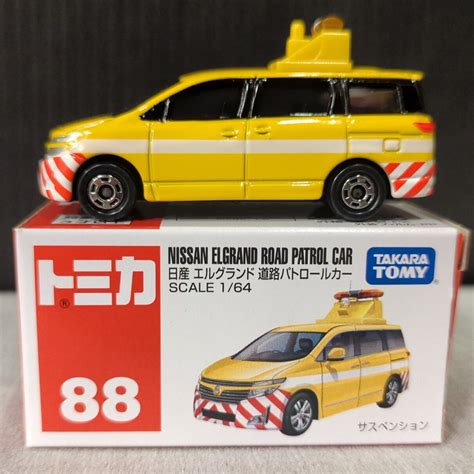 Takara Tomy Red Box Tomica Nissan Elgrand Road Patrol Car 88