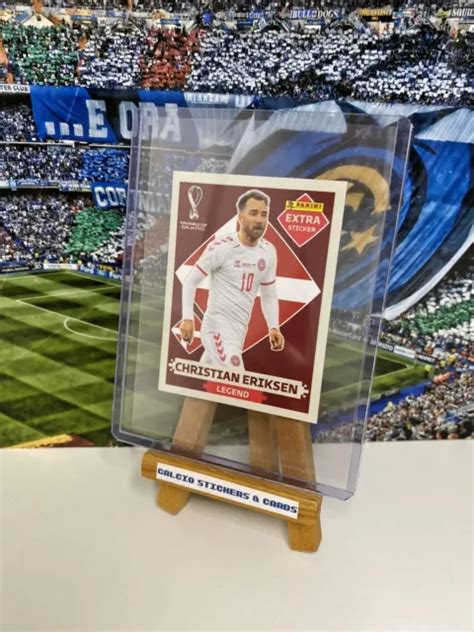 Christian Eriksen Panini Qatar Fifa World Cup Extra Sticker