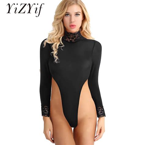 Sexy High Cut Open Crotch Bodysuit Leotard Women Jumpsuit One Piece Hot Sex Picture