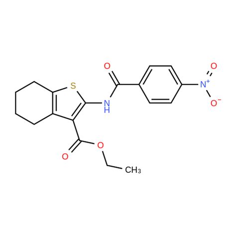 72625 08 2 Ethyl 2 4 Nitrobenzamido 4 5 6 7 Tetrahydrobenzo B