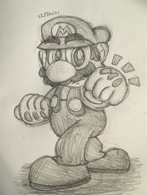 Mario artwork I made today! : r/Mario