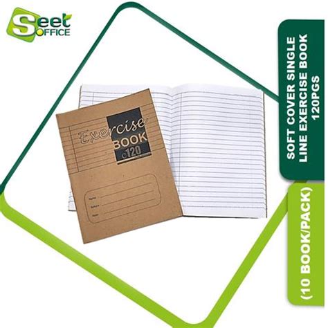 SOFT COVER SINGLE LINE EXERCISE BOOK 120PGS 10 BOOK PACK Seet