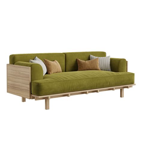 LS 0044 Japanese Modern Sofa IMeshh