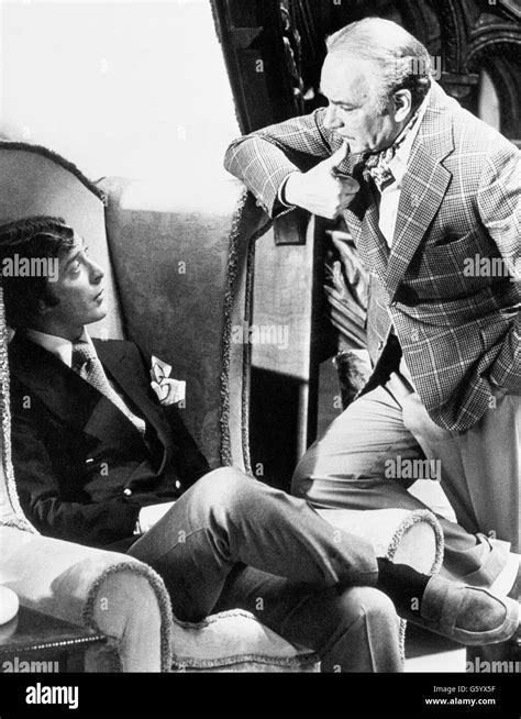 Actors Michael Caine And Laurence Olivier Who Star In Sleuth A Film